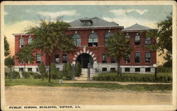 Public School Building Postcard