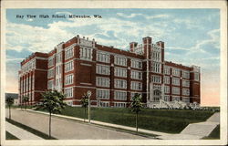 Bay View High School Postcard