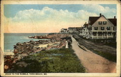 Road to the Nubble Postcard