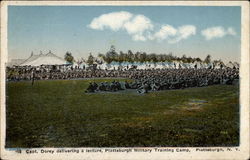 Plattsburgh Military Training Camp New York Postcard Postcard