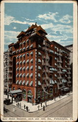 New Hotel Hanover, Arch and 112th Sts Postcard