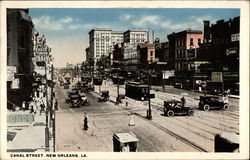 Canal Street New Orleans, LA Postcard Postcard