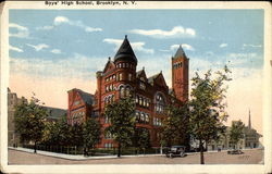 Boys' High School, Brooklyn New York, NY Postcard Postcard