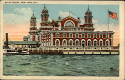 Ellis Island New York, NY Postcard Postcard