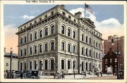 Post Office Trenton, NJ Postcard Postcard