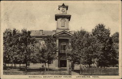 Marshall County Court House Postcard