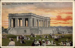 Sunset, Cheesman Park Postcard