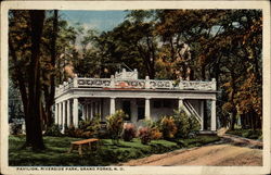 Pavilion, Riverside Park Postcard