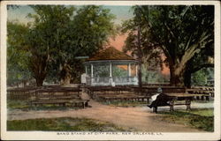 Band Stand at City Park New Orleans, LA Postcard Postcard