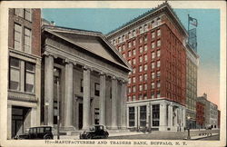 Manufacturers and Traders Bank Postcard