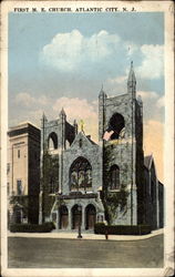 First M. E. Church Postcard