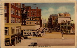 Congress Square Postcard