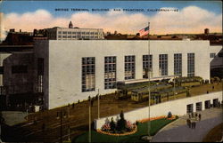 Bridge Terminal Building Postcard