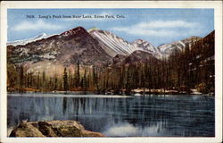 Long's Peak from Bear Lake Estes Park, CO Postcard Postcard