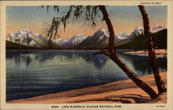 Lake McDonald, Glacier National Park Postcard