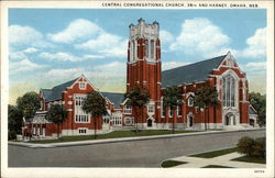 Central Congregational Chruch, 36th and Harney Postcard