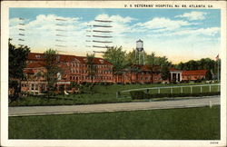 U. S. Veterans' Hospital No. 48 Postcard