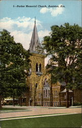 Parker Memorial Church, Anniston, Ala Postcard