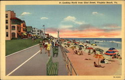 Looking North from 22nd Street Postcard