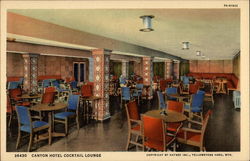 Canyon Hotel Cocktail Lounge Postcard