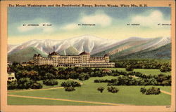 The Mount Washington and the Presidential Range Postcard