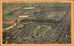 The Farmers Market Los Angeles, CA Postcard Postcard