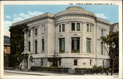 Public Library, Atlantic City, N. J Postcard