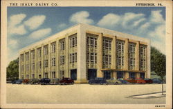 Isaly Dairy Co., old cars Pittsburgh, PA Postcard Postcard