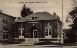 Cobleich Public Library Lyndonville, VT Postcard Postcard