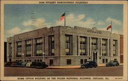 Home Office Building of the Polish National Alliance Chicago, IL Postcard Postcard