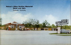 Nelson's Alben Barkley Memorial Motel and Apts Postcard