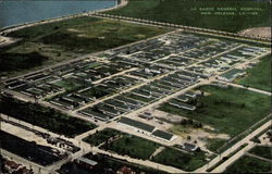 La Garde General Hospital, aerial view New Orleans, LA Postcard Postcard