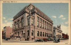 Music Hall Troy, NY Postcard Postcard