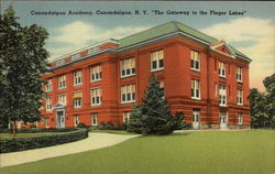 Canandaigua Academy New York Postcard Postcard