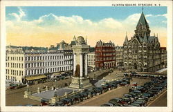 Clinton Square Syracuse, NY Postcard Postcard