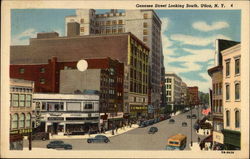 Genesee Street Looking South Postcard