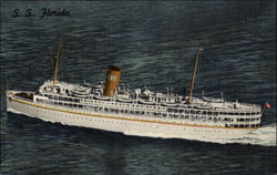 S.S. Florida Nassau Cruise P. & O. Steamship Co Postcard