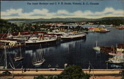 The Inner Harbour and C.P.R. Docks Postcard