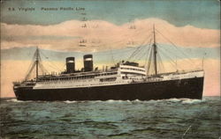 S.S. Virginia, Panama Pacific Line Postcard