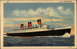 R. M. S. Queen Mary Boats, Ships Postcard Postcard