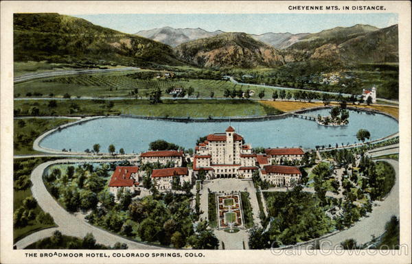 The Broadmoor Hotel Colorado Springs CO   Card00525 Fr 