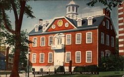 Old Colony House, Former State Capitol Newport, RI Postcard Postcard