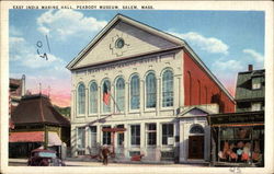 East India Marine Hall, Peabody Museum Salem, MA Postcard Postcard