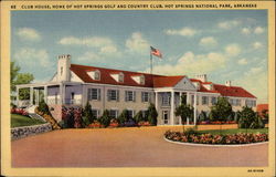 Club House, Home of Hot Springs Golf and Country Club Postcard