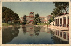 Roman Plunge Hotel Del Monte Postcard