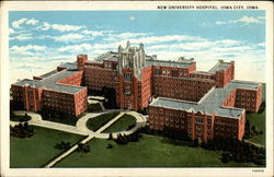 New University Hospital Iowa City, IA Postcard Postcard