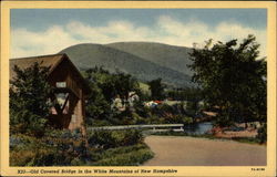 Old Covered Bridge Postcard