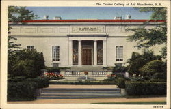 The Currier Gallery of Art Manchester, NH Postcard Postcard