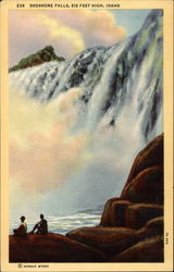 ShoShone Falls, 212 Feet High Postcard