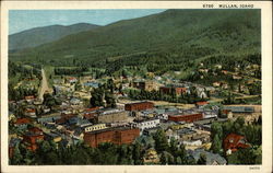 View of Mullan, Idaho Postcard